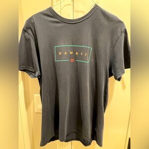 Billabong Hawaii Core Fit T-shirt Blue Size Medium
